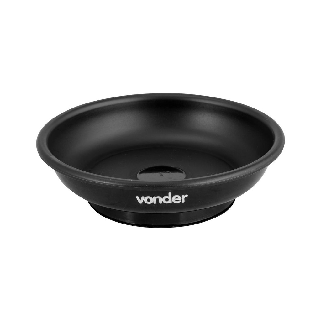 Bandeja magnética redonda plástica 150mm VONDER em Oferta na Shopee