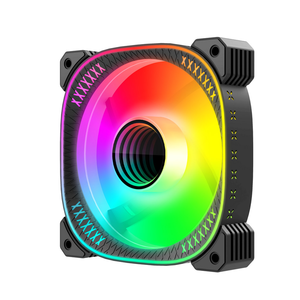 COOLER FAN REVERSE TY1 PWM 4 PINOS + ARGB 5V 3 PIN COOLMOON