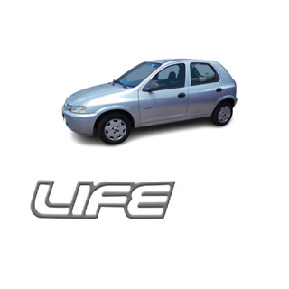 Adesivo Emblema LIFE Celta 2003 a 2006 Corsa 2003 a 2006 Transparente Contorno Grafite em Oferta na Shopee