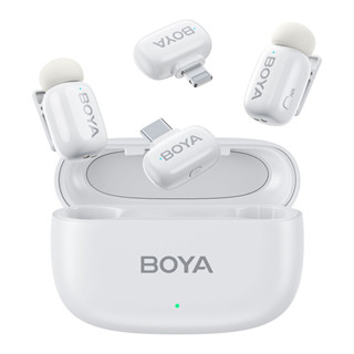 Boya Microfone Sem Fio Mini-13 Lapela Android/Ios Branco em Oferta na Shopee