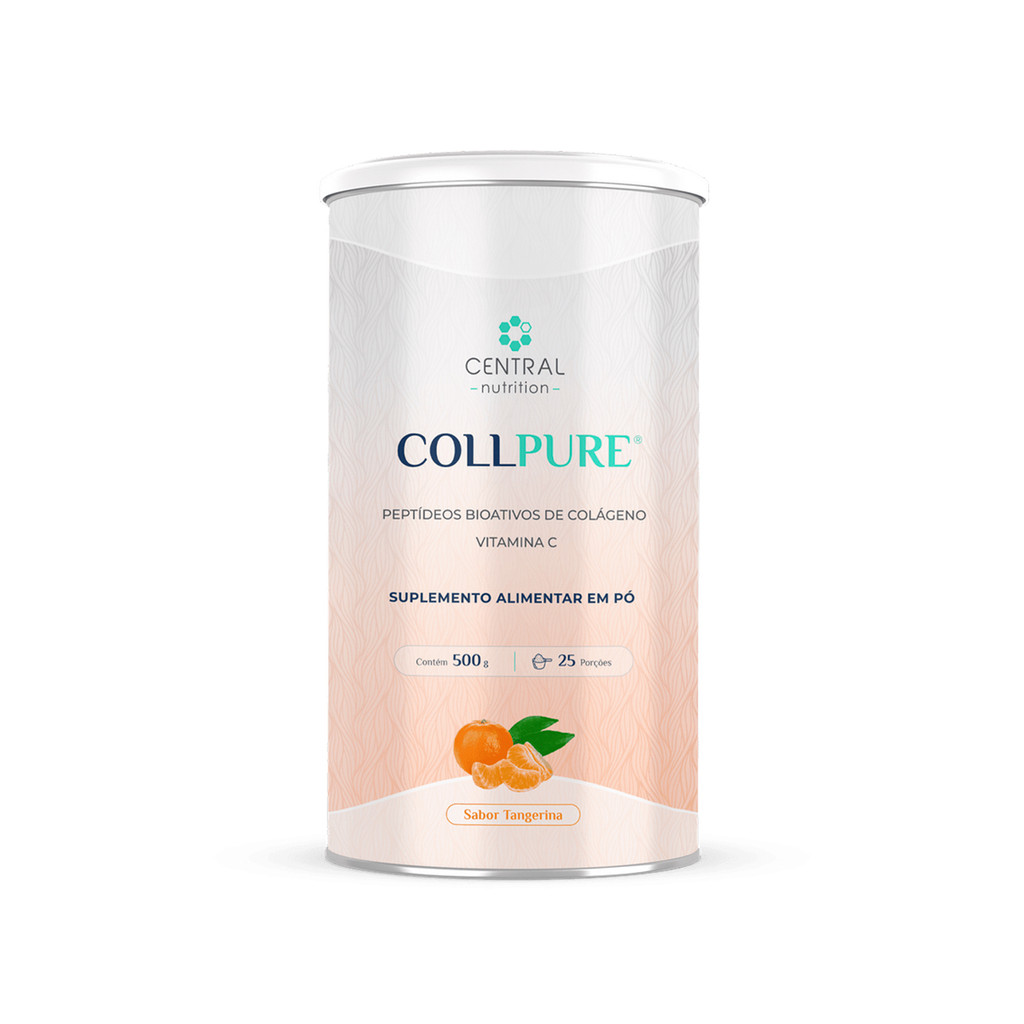 Collpure - Colageno Tangerina 500g - Central Nutrition em Oferta na Shopee