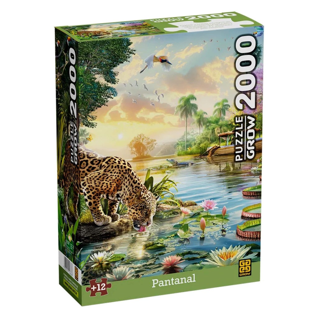 Quebra-Cabeça 2000 peças Pantanal Grow - 04686 em Oferta na Shopee