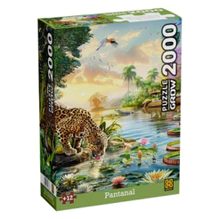 Quebra-Cabeça 2000 peças Pantanal Grow - 04686