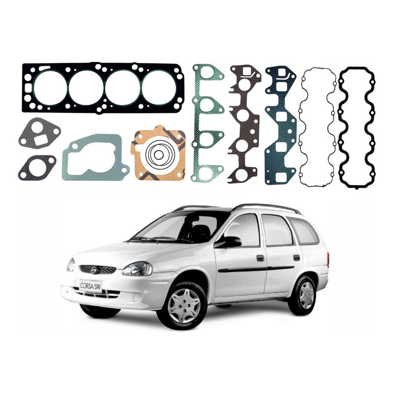 Jogo Junta Cabeçote Sabo Corsa Wagon 1.6 8v 1994 A 2002 em Oferta na Shopee