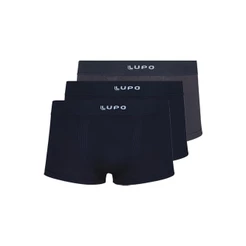 Kit com 3 Cuecas Sunga Lupo 656-001 Colorido