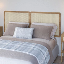 Cabeceira Cama Box Queen Painel Com Telinha 160cm Moss A03 Hanover - Lyam Decor