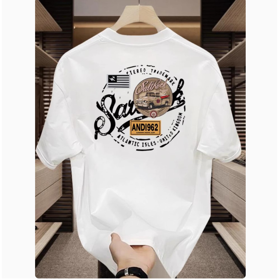 Camiseta Plus Size Oversized - Conforto, Estilo e Tecido Respirável Streetwear Masculina 100% Algodão