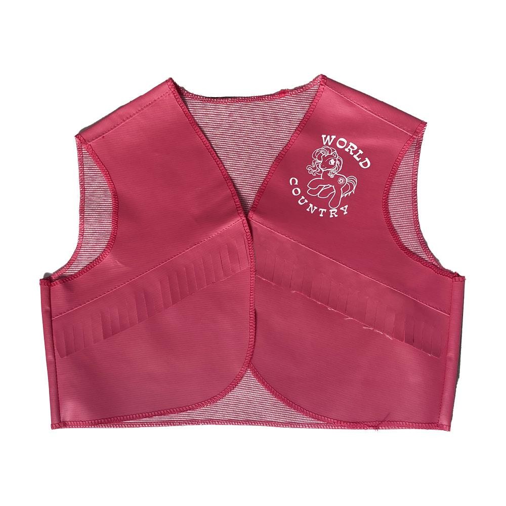 Colete Country Cowboy Infantil Festa Junina Tamanho G Rosa