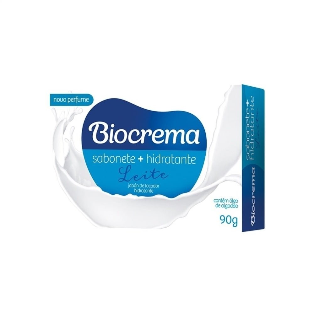 Sabonete Biocrema Hidratante 90g Embalagem com 12 Unidades - Beauty