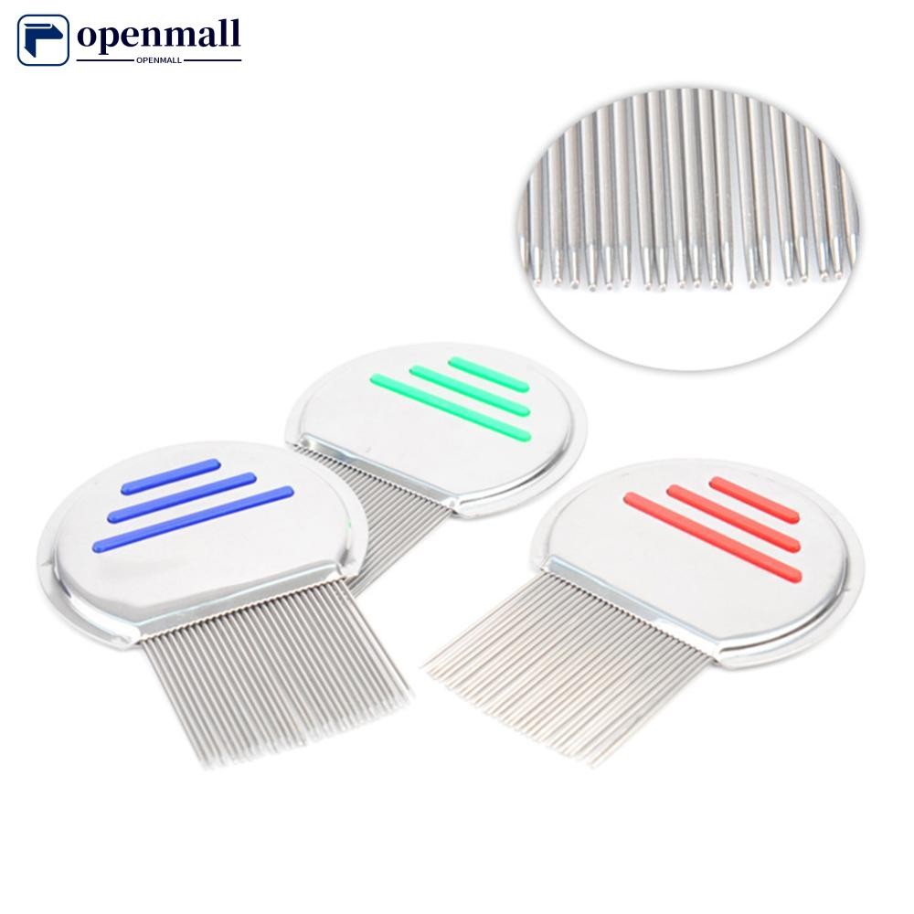 OMALL 1 Peça De Aço Inoxidável Para Tratamento De Piolhos , Pente , Escova , Terminador Livre De Nit , Remoção De Poeira em Oferta na Shopee
