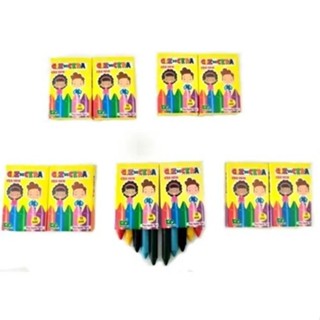 20 Cxs Mini Giz De Cera 05 Cores em Oferta na Shopee