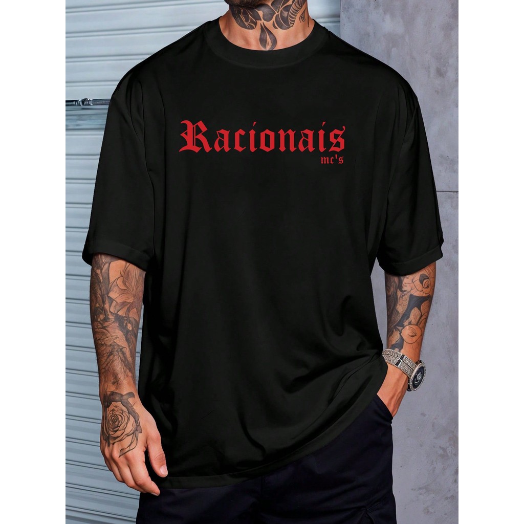 Camiseta Racionais Rap Musica Brasileira Camisa  Unissex Masculino Feminino   Streetwear