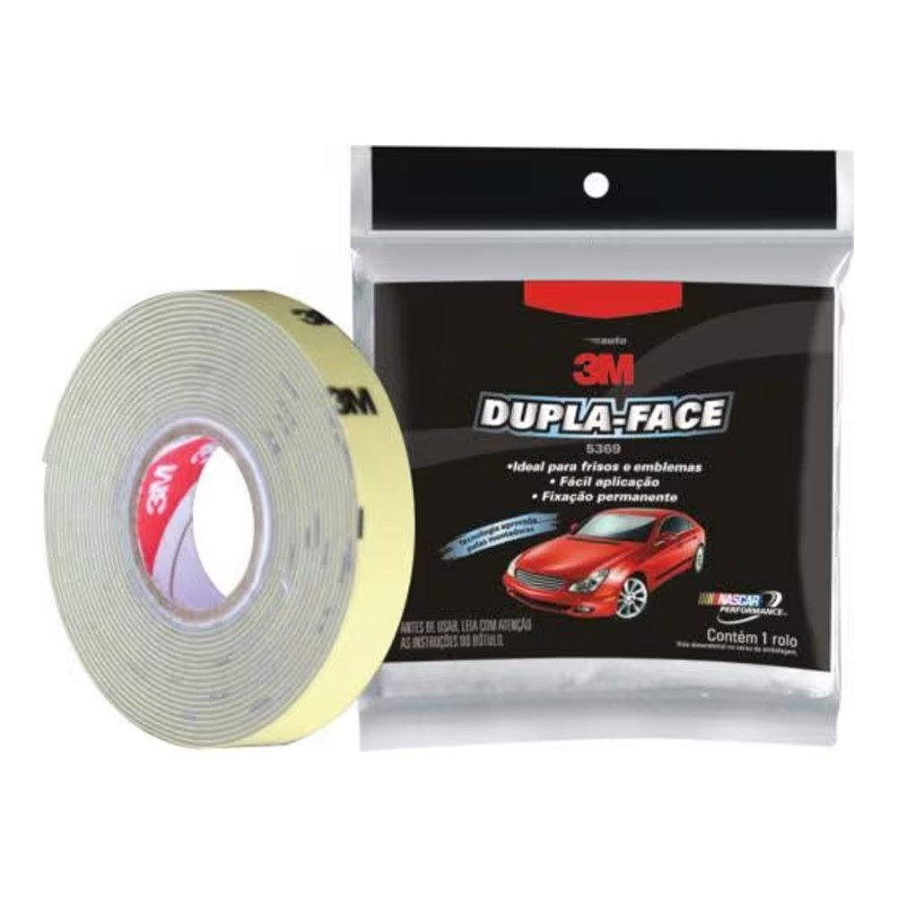 Fita Dupla Face 3m Auto 5369 12mm x 20m em Oferta na Shopee