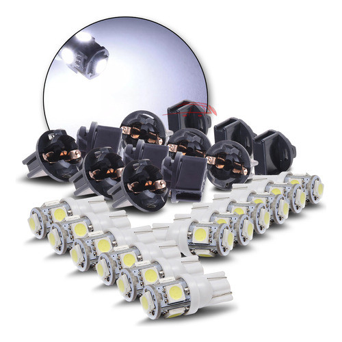 12 Led Soquete Luz Cotesia Teto Porta Cabine Volvo Fn Fh