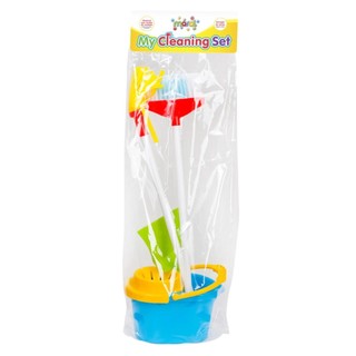 Kit Brinquedos Limpeza Completo Balde Esfregão Pá Vassoura