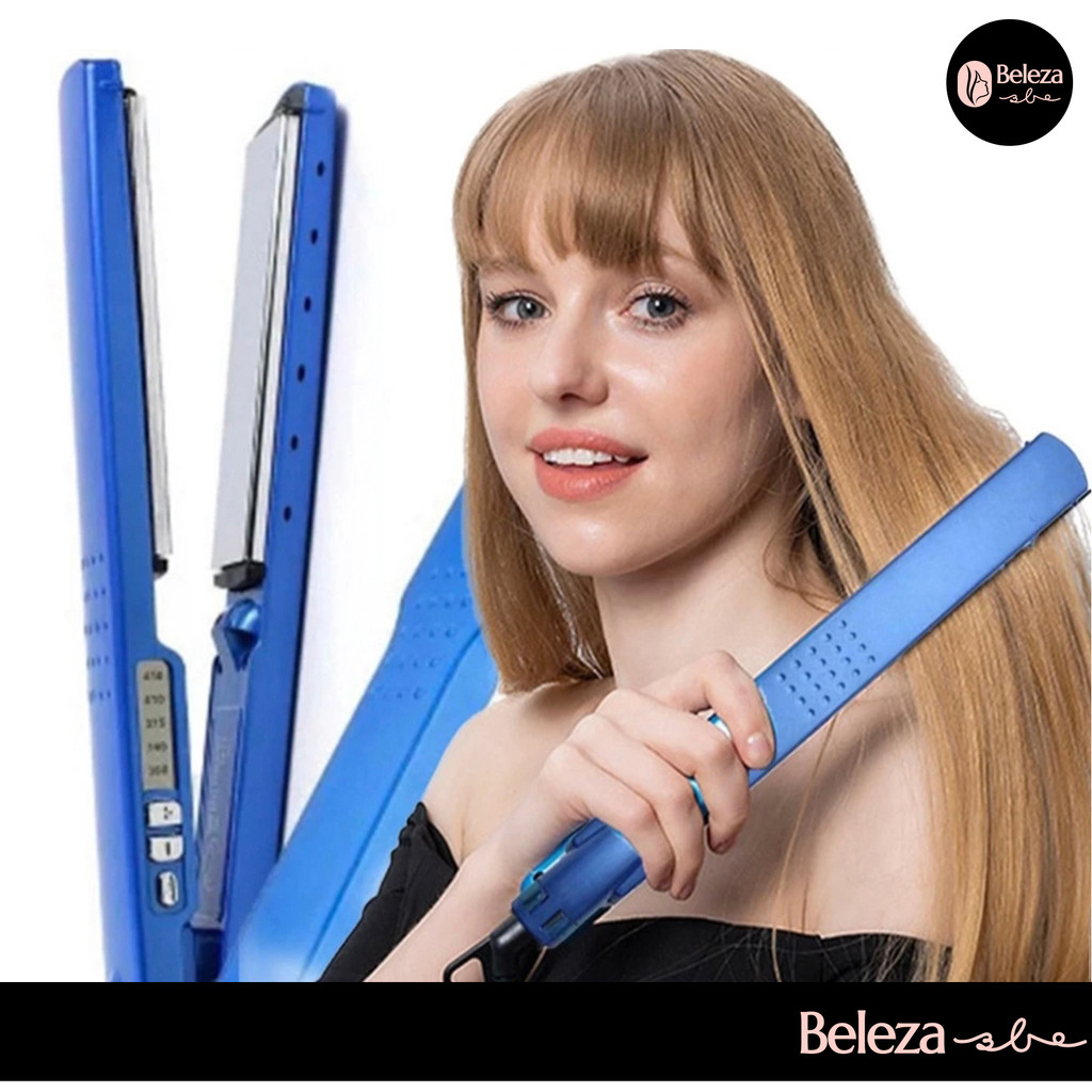 Prancha Chapinha de Cabelo Bivolt 110V/220V Nano Titanium em Oferta na Shopee