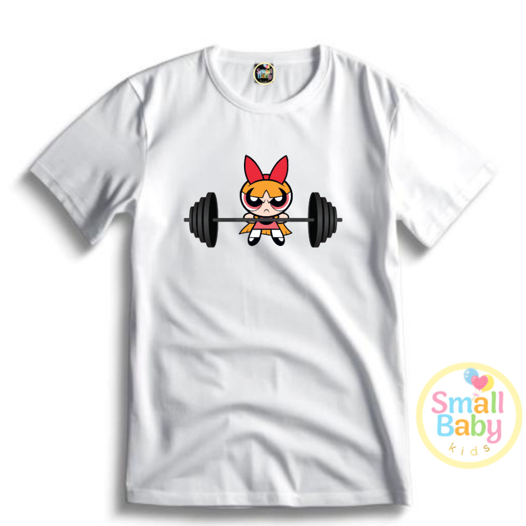 Camisa Camiseta Unissex Florzinha Meninas Super Poderosas Infantil Adulto Academia streetwaer