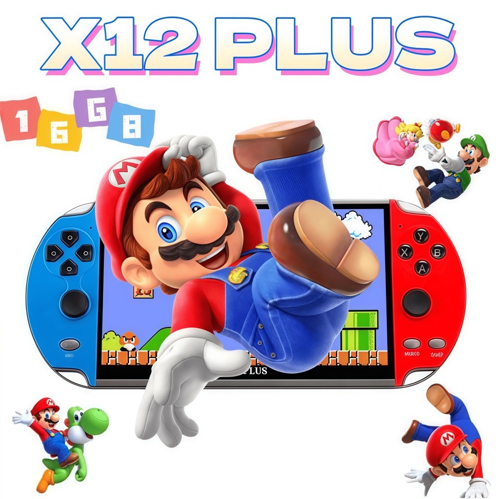 2025 Videogame Portatil Tela 5.8" /4.8" +10000 Jogos Retro 16GB, Console de Mão Memoria Expansivel