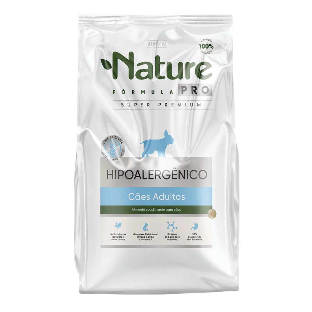Ração Super Premium Nature Pró Hipoalergenico para Cães Alérgicos 2kg em Oferta na Shopee