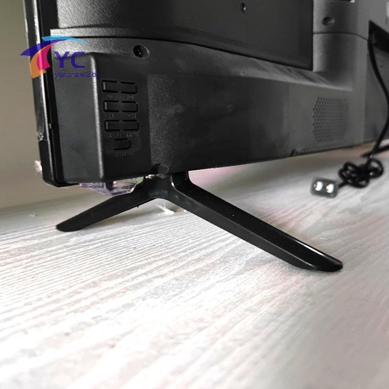 YCBR 1 Par Base De Televisão Mesa Suporte Pernas Pedestal Substituição Montagem Perna Plástico Pés Universal Pé .
