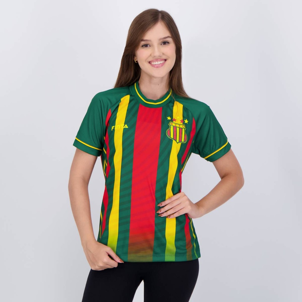 Camisa Finta Sampaio Corrêa I 2024 Feminina em Oferta na Shopee