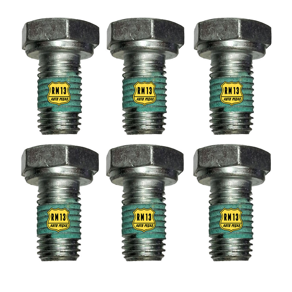 6 Parafusos Volante Flexplate Virab GM 11547737 Genuíno