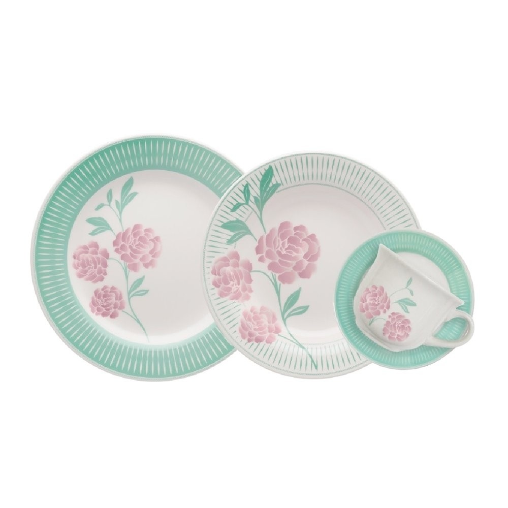 Aparelho de Jantar/Chá Biona Bloom 16 Peças em Oferta na Shopee