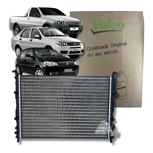 Radiador - Fiat Palio Strada Siena 1.8 8V 2006 2007 2008 2009 2010 2011 2012 2013 2014 2015 2016