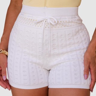 Short Curto Feminino Tricot Modal Cintura Alta Moda Verão Carnaval em Oferta na Shopee
