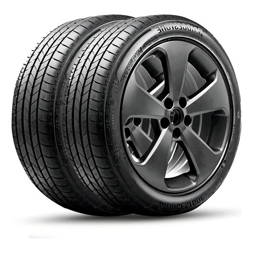 KIT 2 PNEUS 225/45R17 BRIDGESTONE TURANZA T005 91W - EFICIÊNCIA EM PISTA MOLHADA
