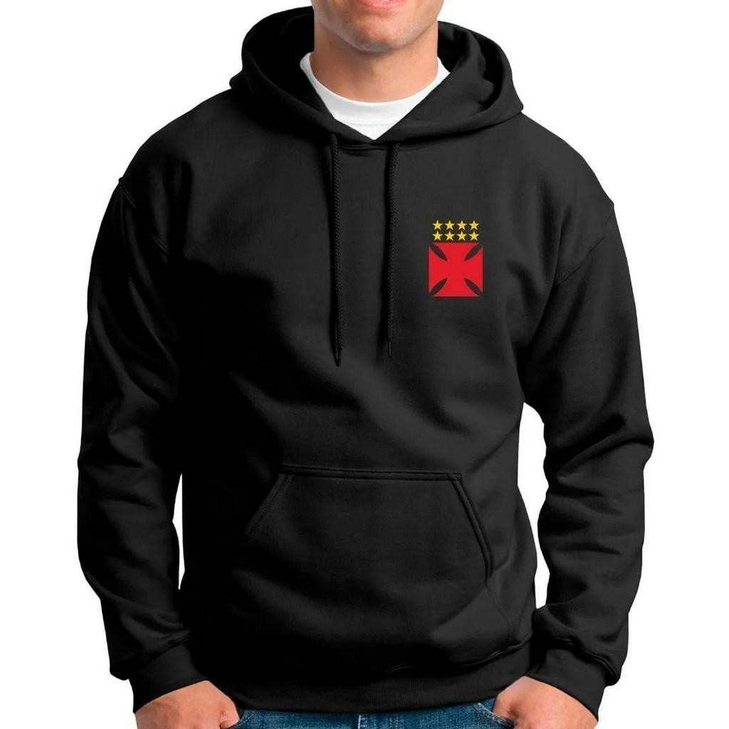 Moletom do Vasco Da Gama Agasalho Masculino Time De Futebol Confortável Casaco Unissex Time Malta Brasileiro