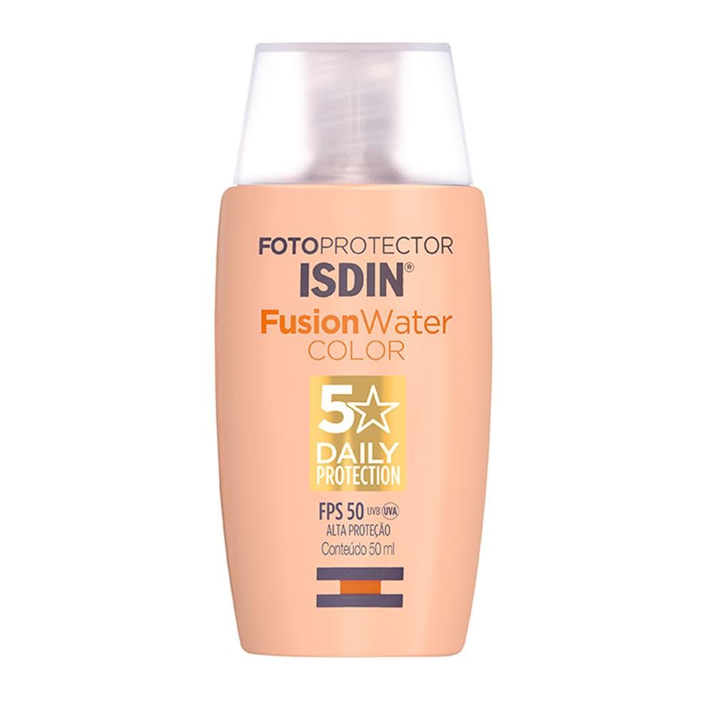 ISDIN FUSION WATER COLOR 5 STARS 50ML FPS50 OIL CONTROL COR MEDIA em Oferta na Shopee