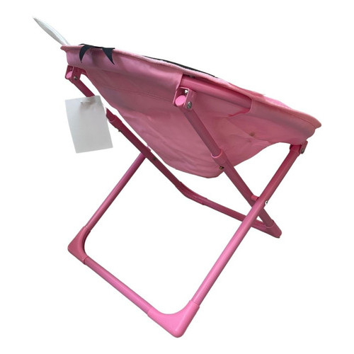 Detalhes do Cadeira Moon Infántil Camping Dobrável Bichinhos Vaquinha Importway Cor Rosa