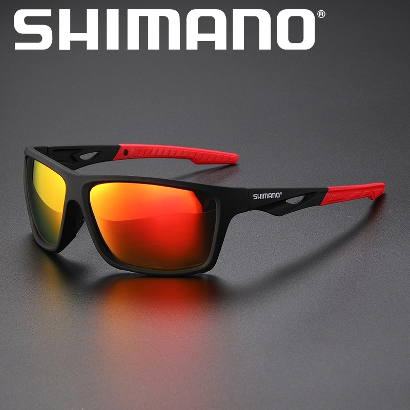SHIMANO Polarizado Óculos De Sol Pesca Caminhadas Para Homens Ciclismo Condução Masculino UV400 em Oferta na Shopee