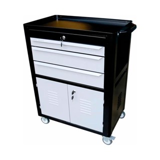 Carrinho Fechado p/ Ferramentas com 03 Gavetas Preto - FERCAR em Oferta na Shopee
