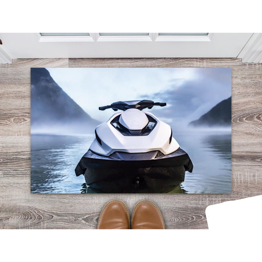 Tapete Capacho Personalizado Divertido Jet Ski