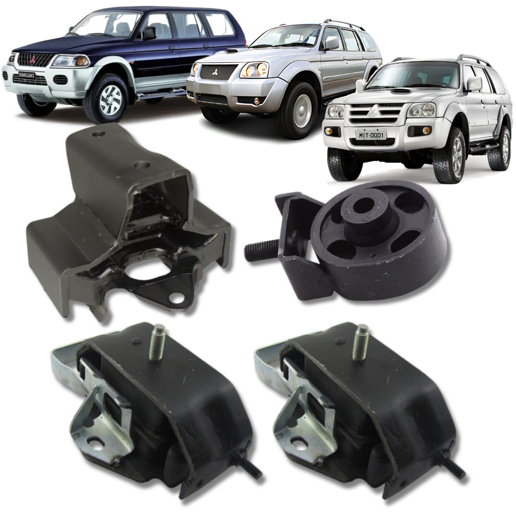 KIT 04 COXIM DO MOTOR CÂMBIO PAJERO SPORT 2.8 1996 A 2011 AUTOMÁTICO