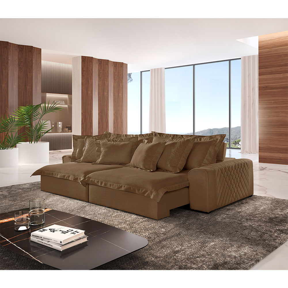 Sofá Luz Veludo 02 Módulos de 90cm B25cm Meu Sofá Online