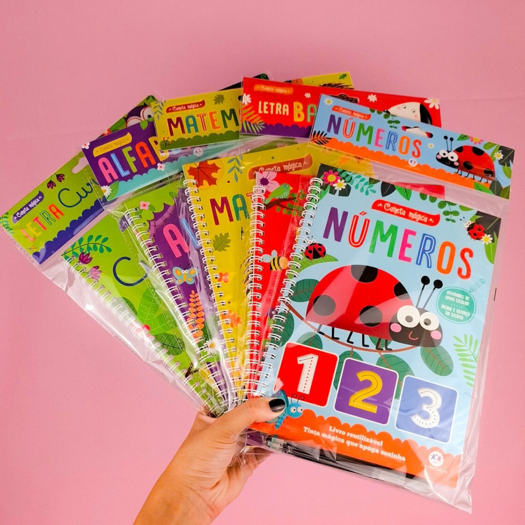 Livro de Caligrafia Infantil - Caneta Mágica  - Ciranda Cultural em Oferta na Shopee