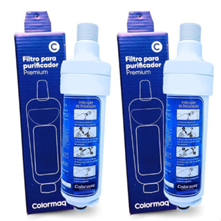 Kit 2 Filtros Refis Colormaq Original Para Purificador De Água Premium em Oferta na Shopee