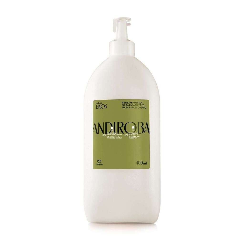 Refil Polpa Desodorante Hidratante Para o Corpo Andiroba Ekos 400ml