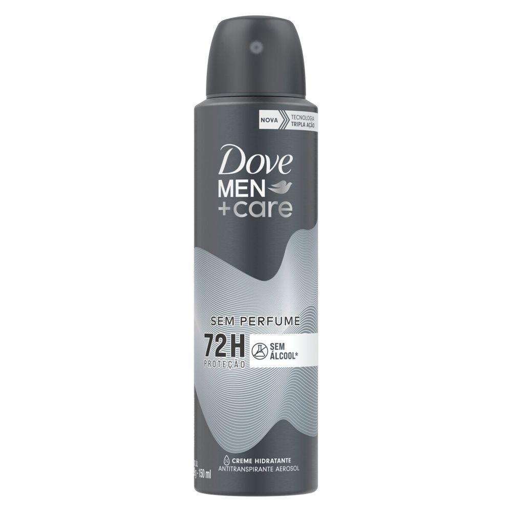 Detalhes do Kit 3 Desodorante Antitranspirante Aerossol Dove sem Perfume 150ml