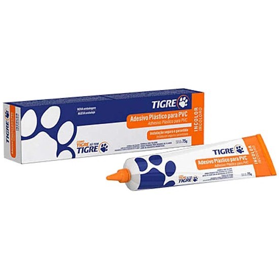 Cola Adesivo Plástico Incolor Para PVC - 17g/75g/175g