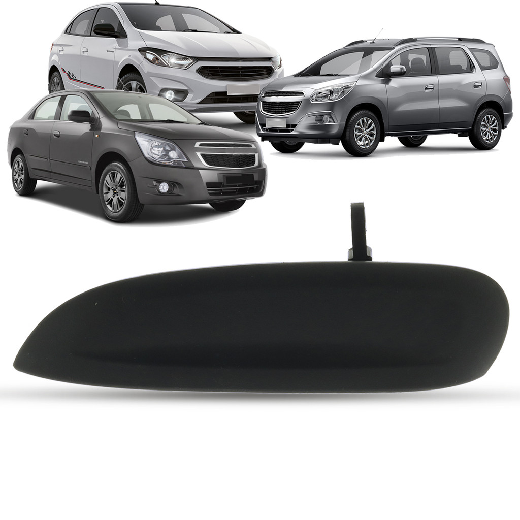 Maçaneta Externa da Porta Dianteira Traseira Sem Furo Chevrolet Onix Prisma após 2013 Cobalt Spin após 2012