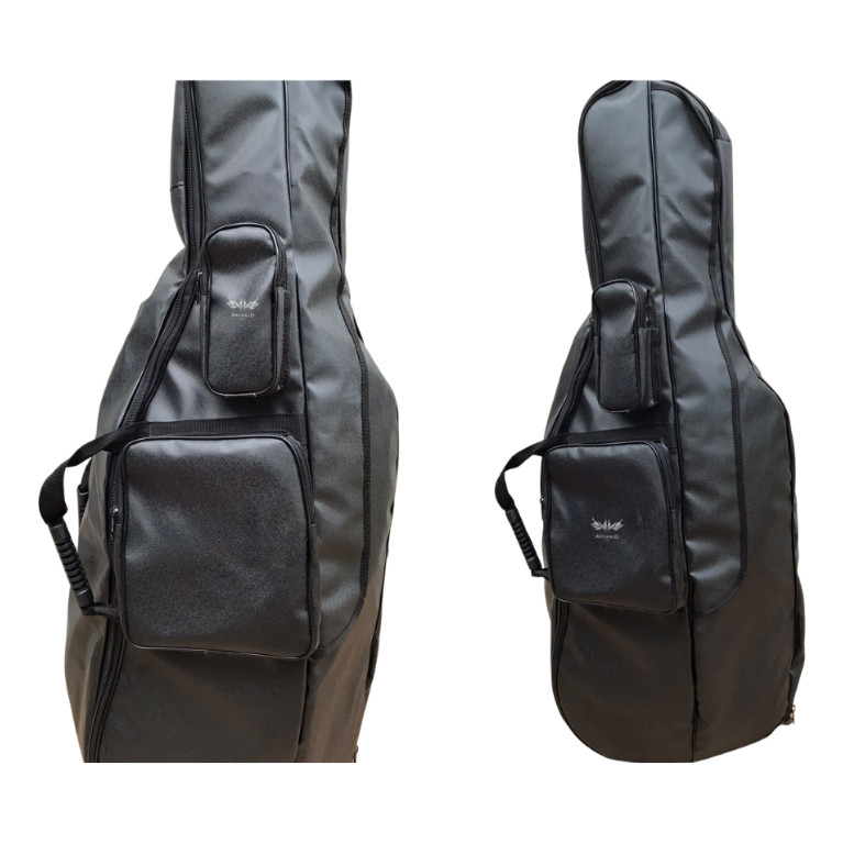 Capa Case Violoncelo 1/2 Bag Ultra Resistente Couro Pelúcia