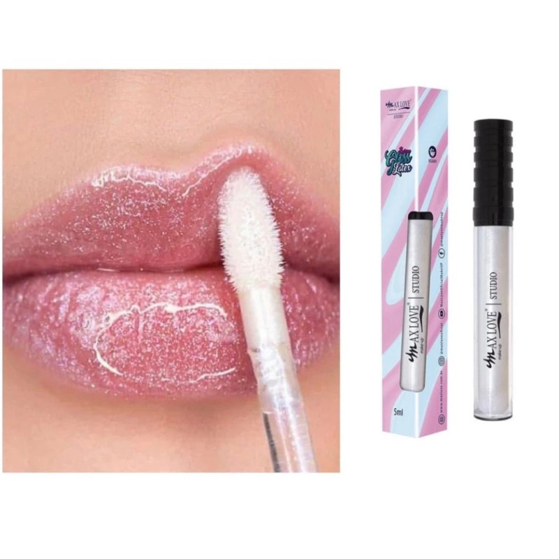 Batom Gloss Com Brilho Látex Maçã - Max Love Cor 22