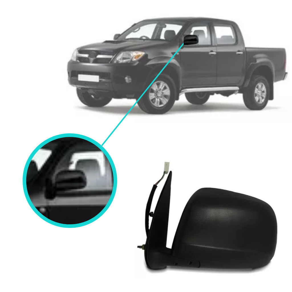 Retrovisor Esquerdo Hilux Pick Up Sw4 2005 2006 2007 A 2011