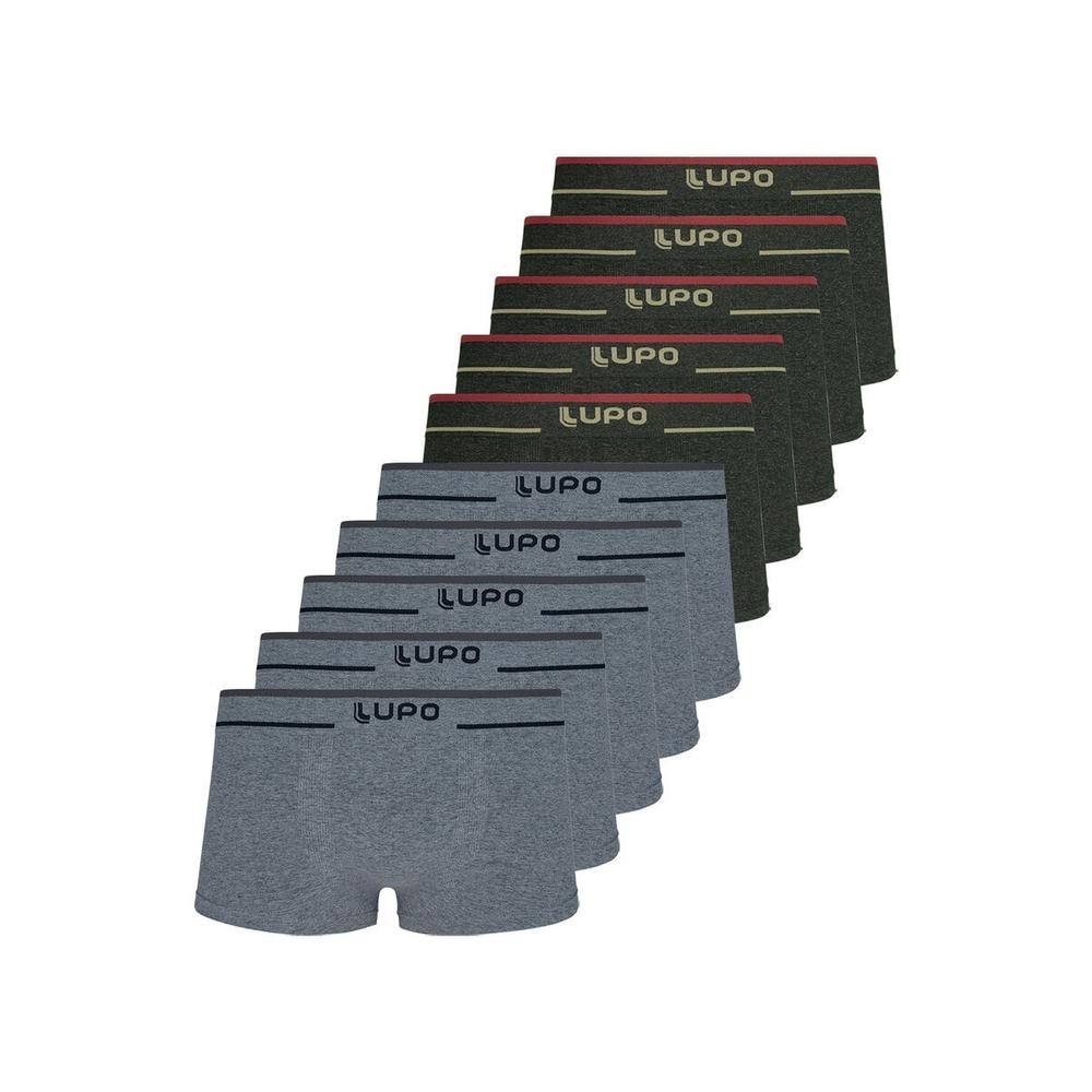 Kit com 10 Cuecas Sunga Lupo 526-001 Colorido