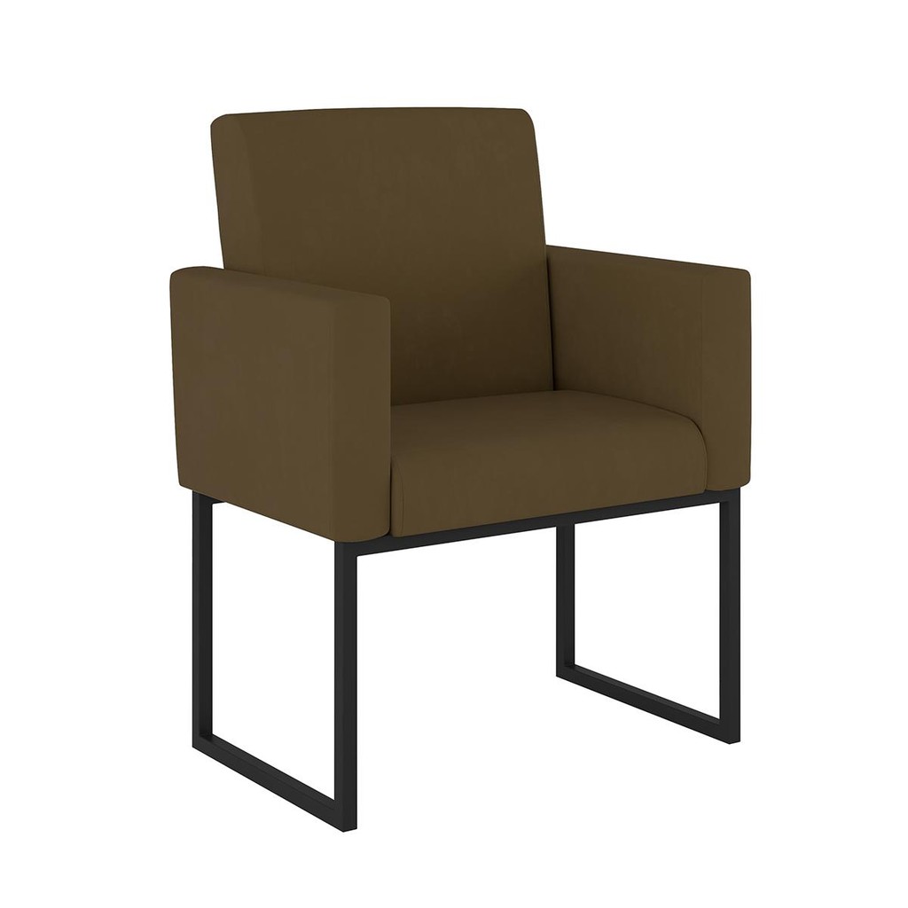 Poltrona Moderna Confortável com Base de Ferro Resistente em Oferta na Shopee