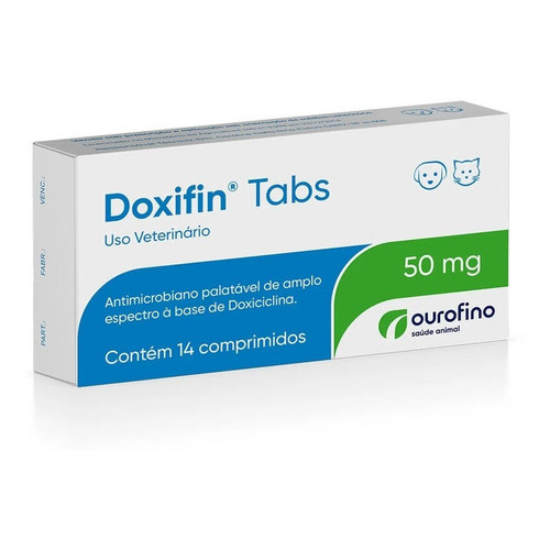 Doxifin Tabs Ourofino 50mg 1 Blister 14 Comprimidos em Oferta na Shopee